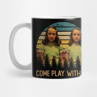 Eternal Winter Commemorate the Chilling Setting and Iconic Scenes of Shining's Overlook Hotel on a Tee Mug